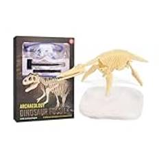 Dino utgrävningsset, dinosaurieleksak, 3D-skelett dinosauriemodell dino utgrävningsset, dino skelett för att gräva upp – perfekt experimentlåda, gåva och dino-spel för barn (liosaurs)