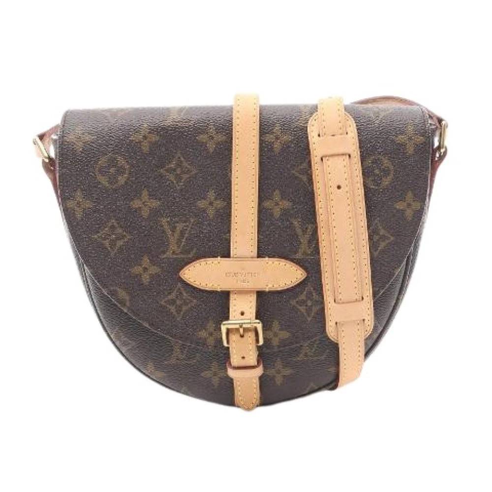Louis Vuitton Vintage Pre-owned Chantilly GM Monogram Skuldertaske - Vintage - Dame - Brun - ONE SIZE - Uld