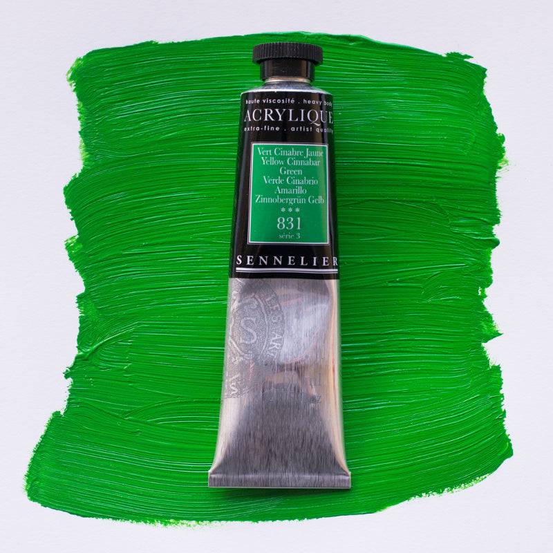 Sennelier Artist Acrylique Akrylfärg 60 ml Yellow Cinnabar Green S3 831 (3F)