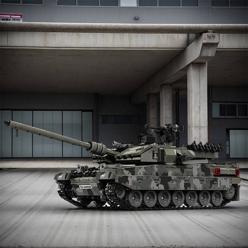 1007pcs Military Series Building Blocks Model War Leopard 2A7 Heavy Tank Bricks Sets WW2 Creative Toys Adult Gifts Room Decor