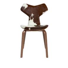 Fritz Hansen - 4130 Grand Prix Exclusive Edition Aspen - Matstolar - Arne Jacobsen - Brun,Vit - Läder/Trä