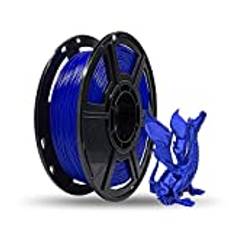 Flashforge® PLA 3D-utskriftsfilament 1,75 mm 0,5 kg/rulle för drömmare och Finder-serien (blå)