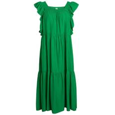 Sunrise Smock Dress | Green | Kjole fra Co'Couture - M