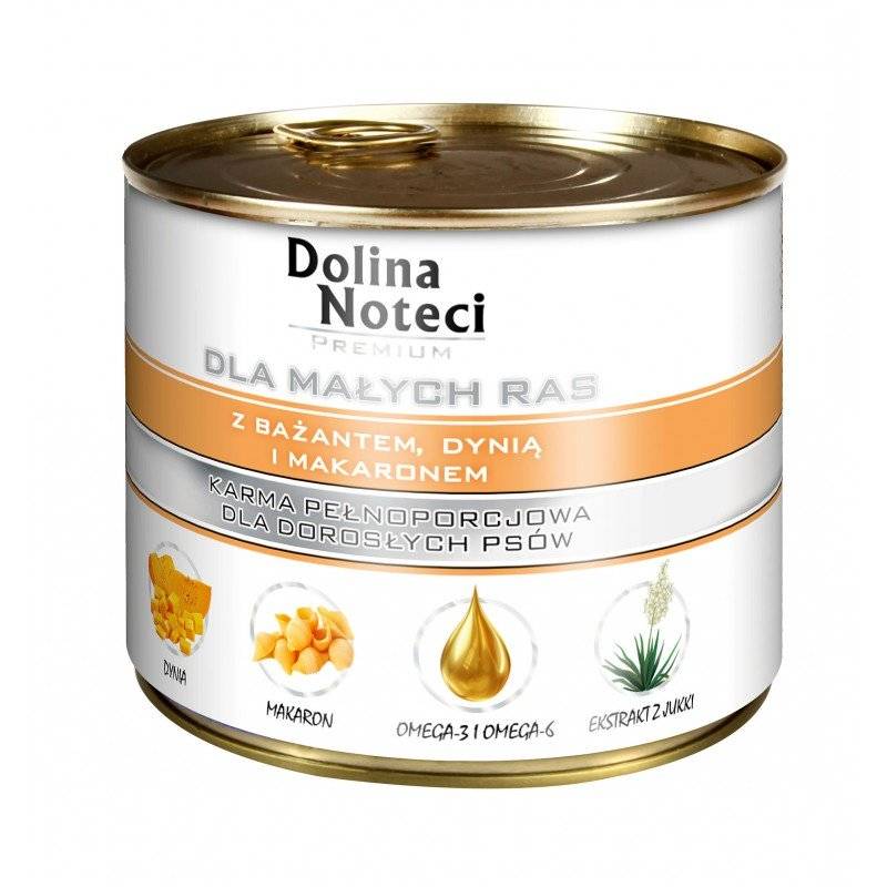 DOLINA NOTECI Premium små tävlingar med fasan, pumpa och pasta 185g