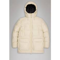 RAINS Alta Long Puffer Cargo Jacket beige - 15210 L