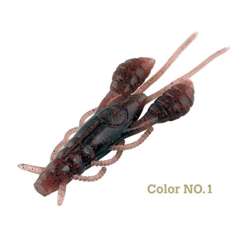 Lurefans Mini Craw 8.9cm. NO 1 3-Pack