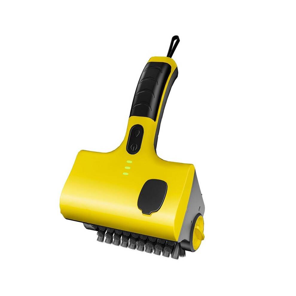 Wireless Electric Barbecue Grill Cleaning Brush, Household Kitchen Tile Cleaning Brush Replaceable Brush Heads