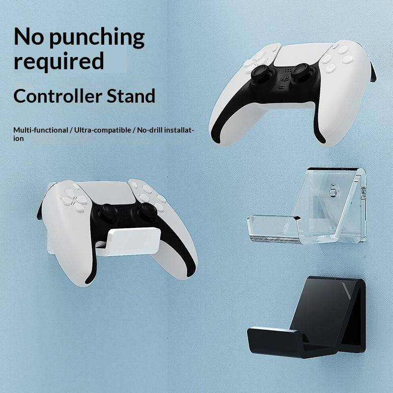 1 st väggmonterad spelkontrollhållare förvaringsställ för Switch Pro/Ps5//Spelkontrollerställ Hängare Hållare