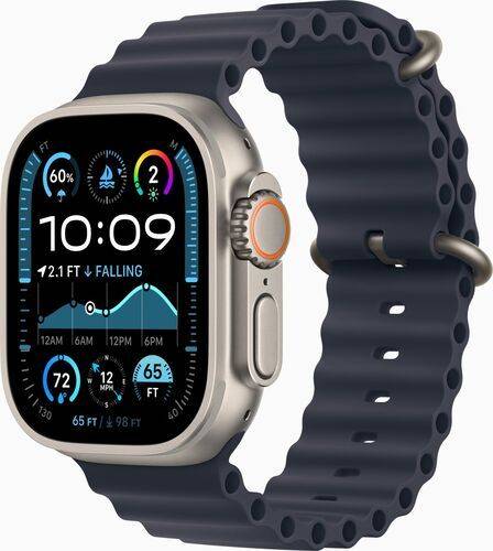Apple Watch Ultra 2 (2024) | GPS + Cellular | naturlig | Havsband Marine