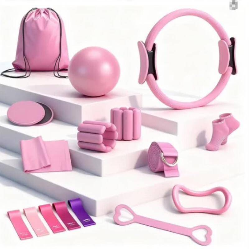 Pilates & Yoga Motståndsring Set