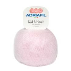 Kid Mohair Adriafil - 12 lyserød