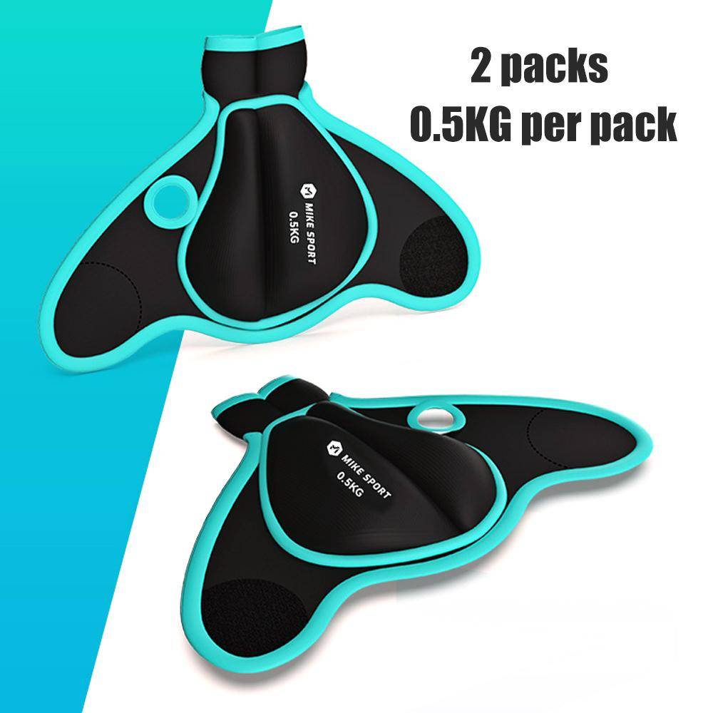 Laozhao 1Pair Wrist Weights 1Kg With Thumb Loops For Running Strength Training Gym Cardio Men Women