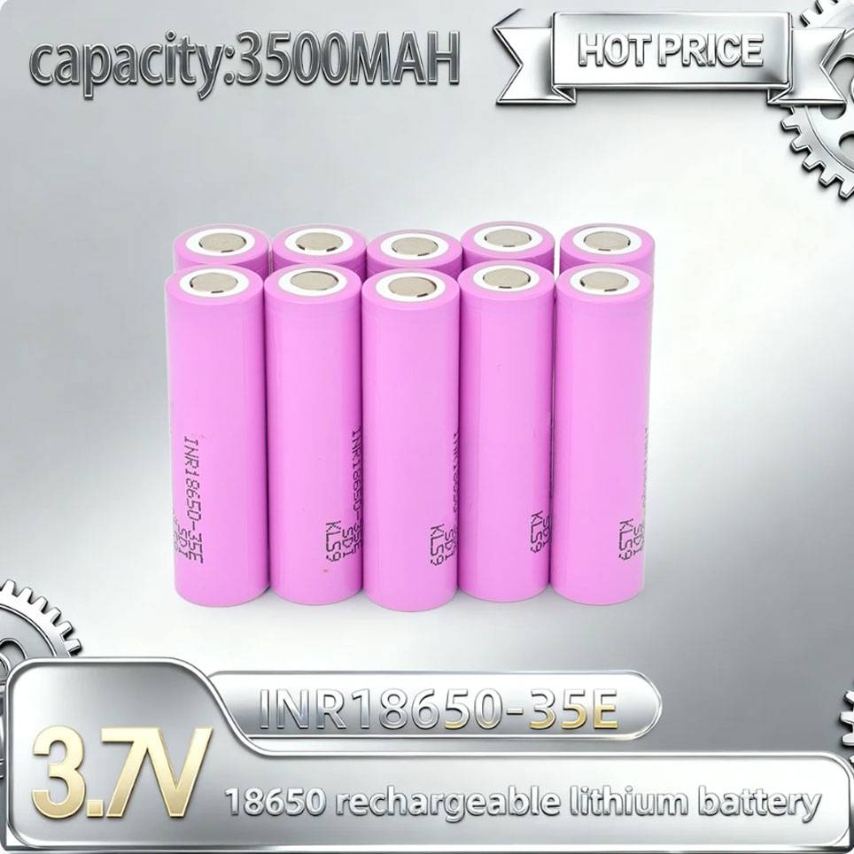 2-30 Uds 18650 battery 3500mAh 100% INR18650-35E 3.7V 20A rechargeable battery 18650 for toys electric tools flashlight