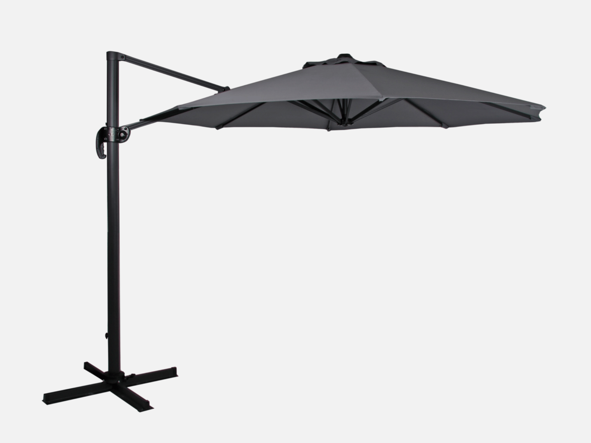 Hængeparasol Molia Grå - 300 cm.