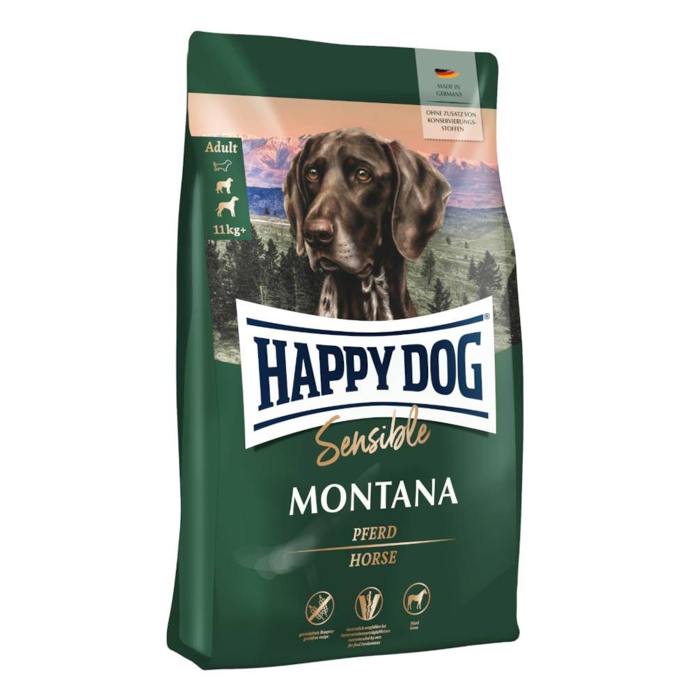 Ekonomipack: 2 x 7,5 / 10 / 12,5 kg Happy Dog torrfoder till lågt pris! Sensible Montana (2 x 10 kg)