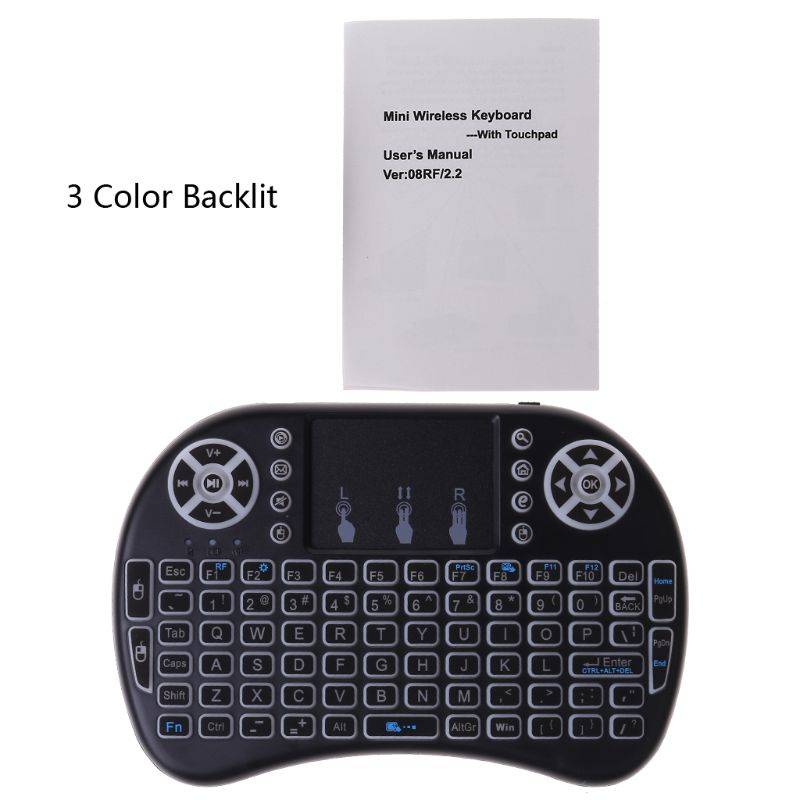 Trådlöst i8 Tangentbord med Touchpad