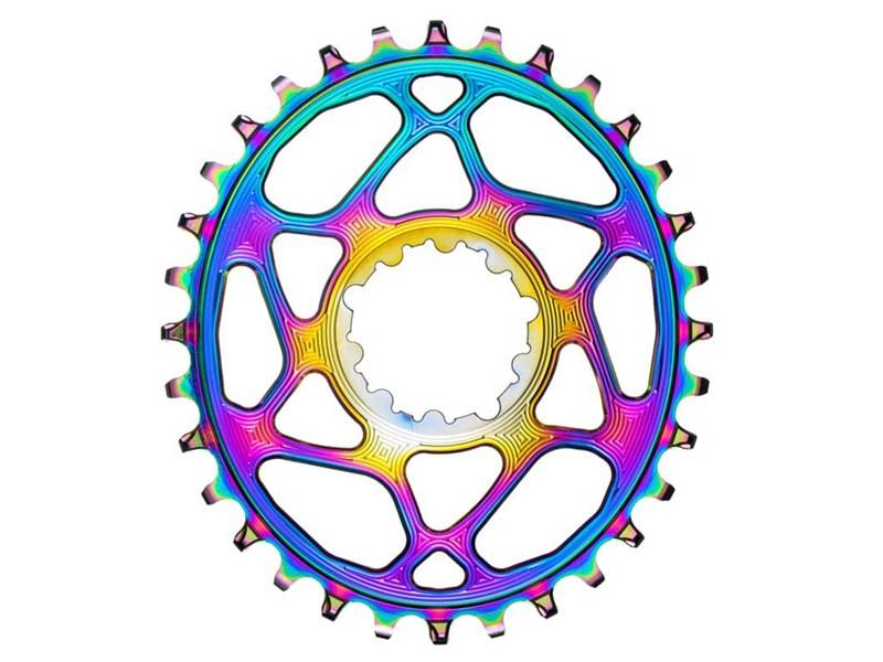 AbsoluteBLACK SRAM Direct Mount 32T Oval Boost Kedjedrev Rainbow | 1x10/11/12