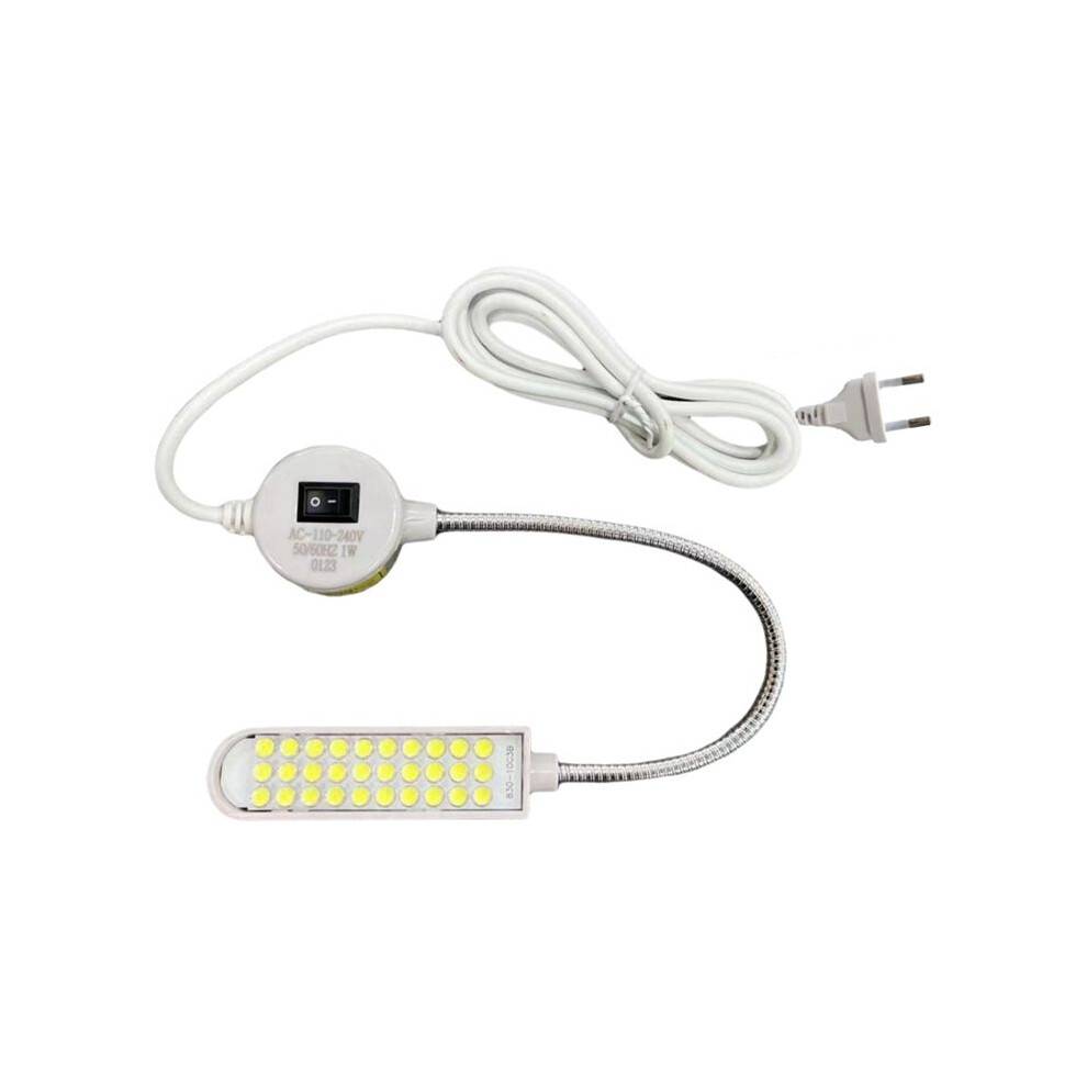 30 LED Industrial Sewing Machine Lighting Lamp Work Light 360 Flexible Gooseneck Industrial Lights EU PLUG