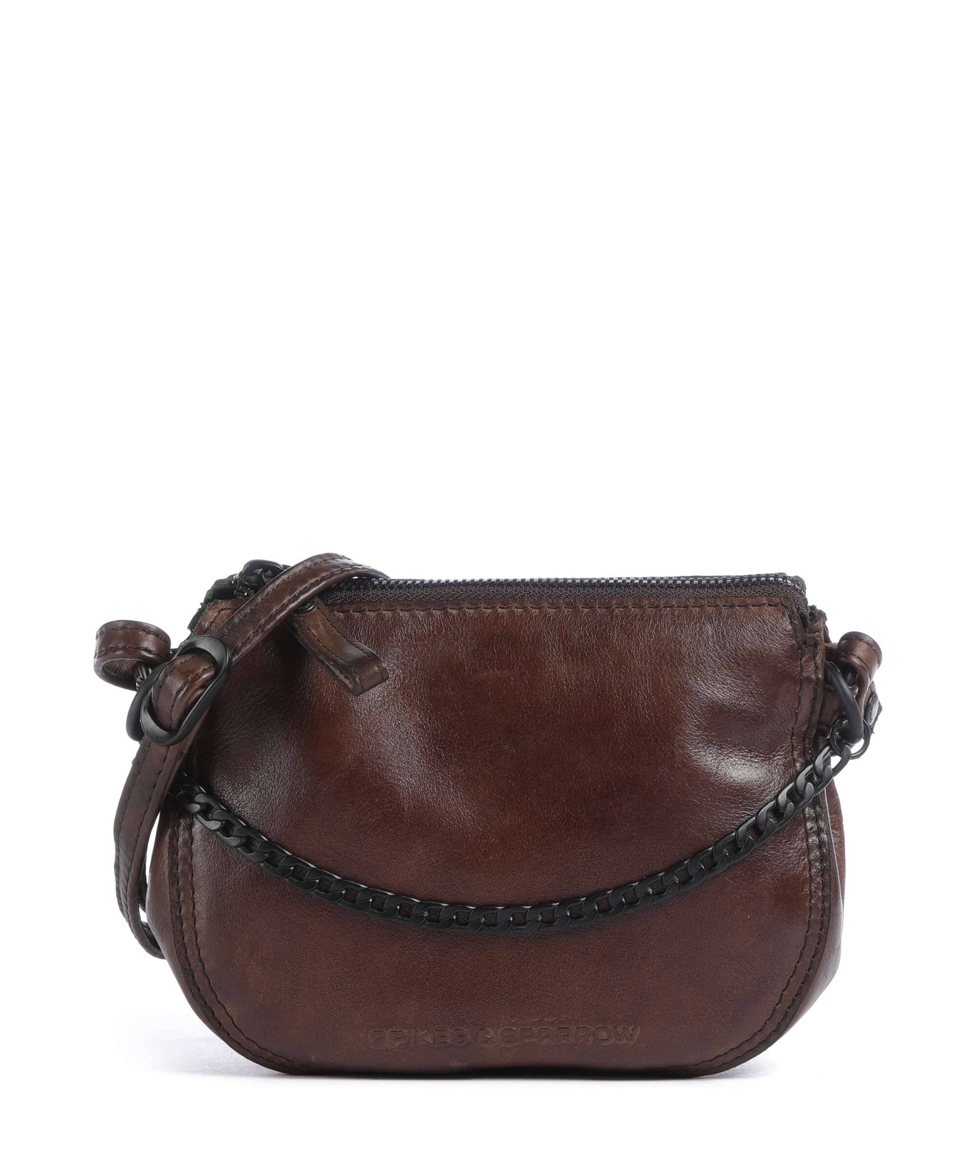 Spikes & Sparrow Apache Delaine Crossover taske dark brown