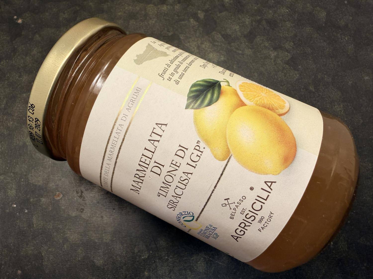 Agrisicilia Italiensk marmelad med Citron (360 g)
