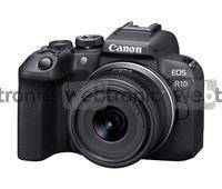 Canon EOS R10 + 18-45mm F4.5-6.3 RF-S IS STM + EF-RF Adaptor + Gratis Batteri (Kampagne).