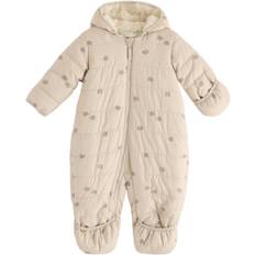 Lindex Soft Padded Snowsuit With Cute Litt - Från Magasin - Light Beige (68)