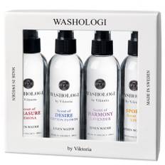 Washologi Gift Box - Cotton Flower, Lavendel, Mimosa & Jasmine 400 ml