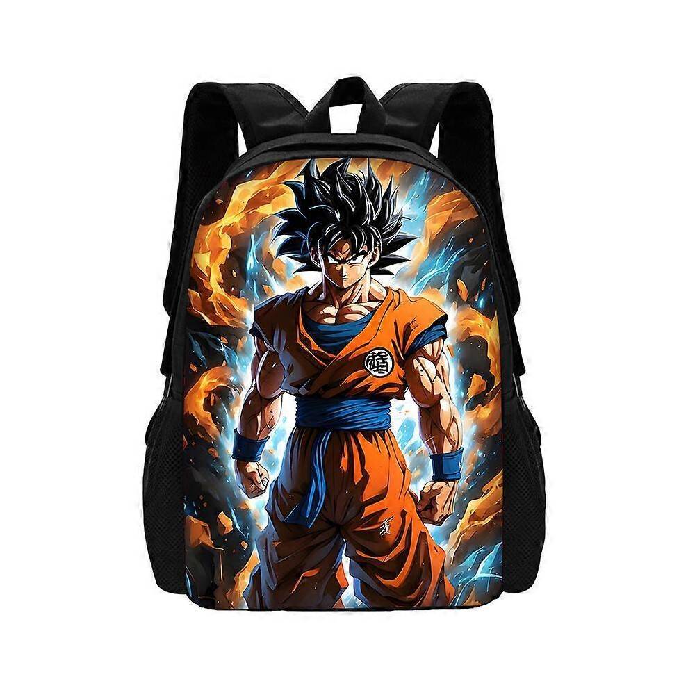(BB-199X10A3) pcs set Cute Anime Child School Backpack with Lunch For G-Gokus Bags ,Pencil Bags ,School Bags for Boys Girls Best Gift