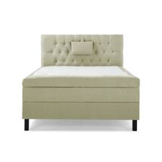 Komplett Sängpaket Olivia 120x200 Diamant Sänggavel Grön - Latex Nackkudde Liten Kontinentalsäng Drömvik