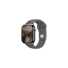 Apple Watch Series 10 GPS + Cellular 42mm - Titanium Case with Stone Grey Sport Band - M/L