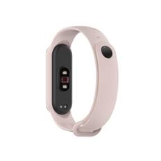 Glossy Silikonarmband för Xiaomi Mi Band 5 & 6 - Rosa