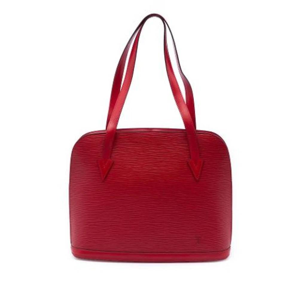 Louis Vuitton Vintage Pre-owned Lussac Skuldertaske - Vintage - Dame - Rød - ONE SIZE - Uld