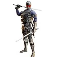 HiPlay Threezero samlarfigur full set: G.I. Joe Figzero Commando Snake Eyes, 1:6 skala miniatyr actionfigur 3Z05500W0