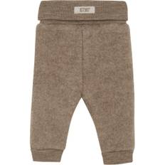 Huttelihut - Uldfleece bukser - Brun - str. 3 år/98 cm