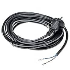 vhbw strömkabel kompatibel med Kärcher SE 4001, T12/1, WD3 200 dammsugare – 6 m kabel 1 000 W