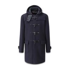 Gloverall, Kappa, Herr, M, Läder, Vintage Morris Duffle Coat i Navy