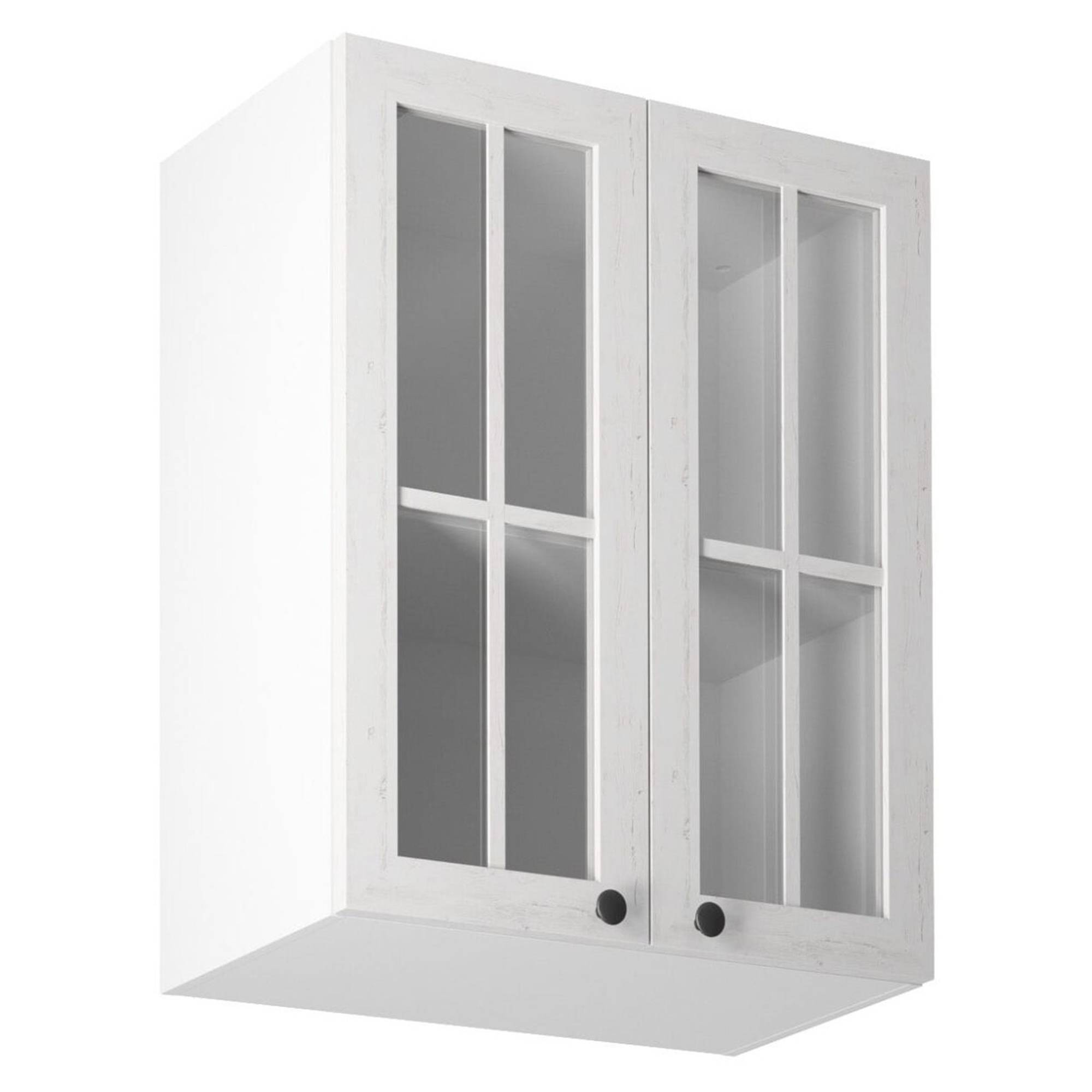 Väggskåp Florda Andersen Furu, Vit med Glas 32x60 cm