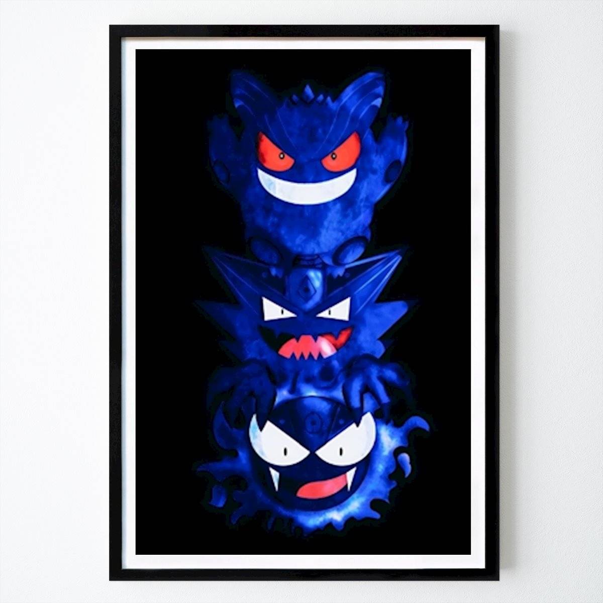 Gengar Evolutions - Pokémon - Poster av Jonatan Goozman - Djur