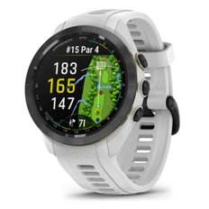 Garmin Approach S70 GPS Golf Watch - 42mm - Black Ceramic Bezel with White Silicone Band