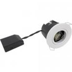 Nordtronic Uni Install G2 ø87mm GU10 230v IP44, mat hvid, in