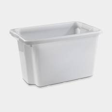 Förvaringslåda med lock Nordiska Plast Nordic, natur, 600 x 400 x 350 mm, 55 liter