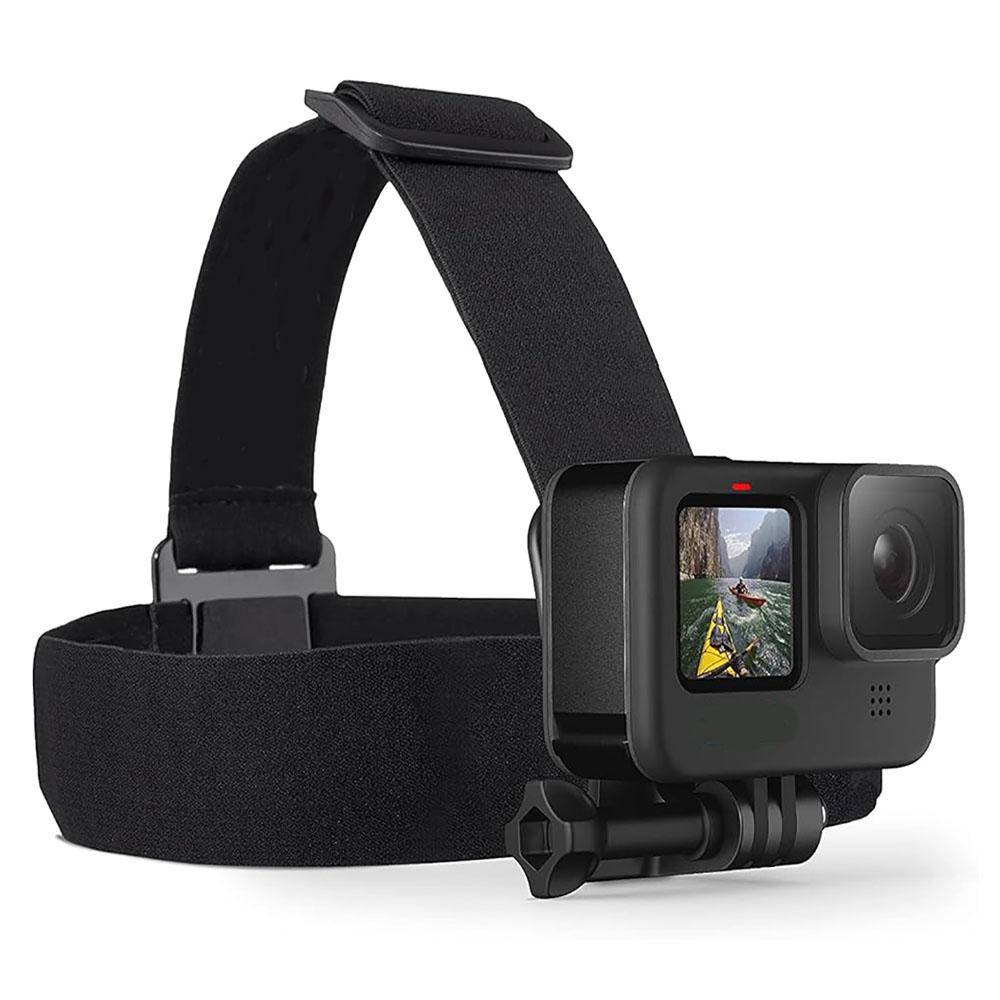 Huvudmonterad bandrem justerbar för Gopro Hero 12 11 10 9 8 7 6 DJI OSMO