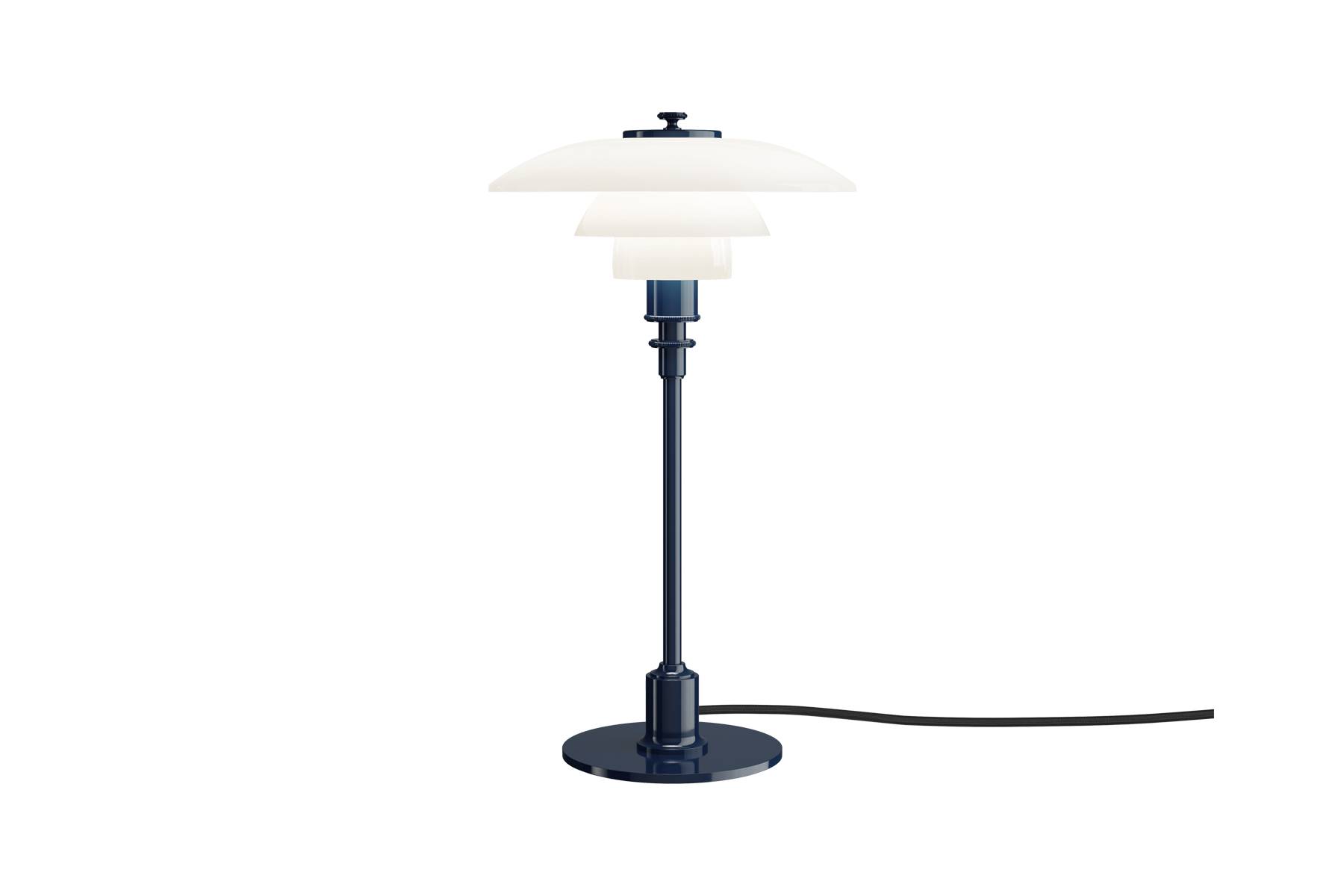 PH 2/1 Bordlampe Glossy deep blue.