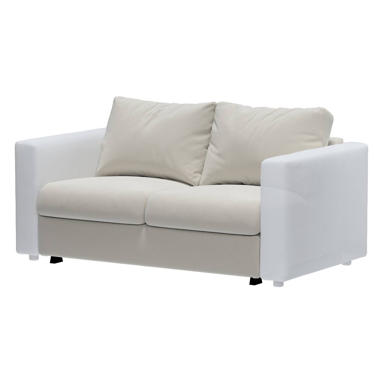 Vimle betræk 2-pers. sovesofa u.armlæn, Beige-grå meleret, 160 x 98 x 83 cm, Ingrid