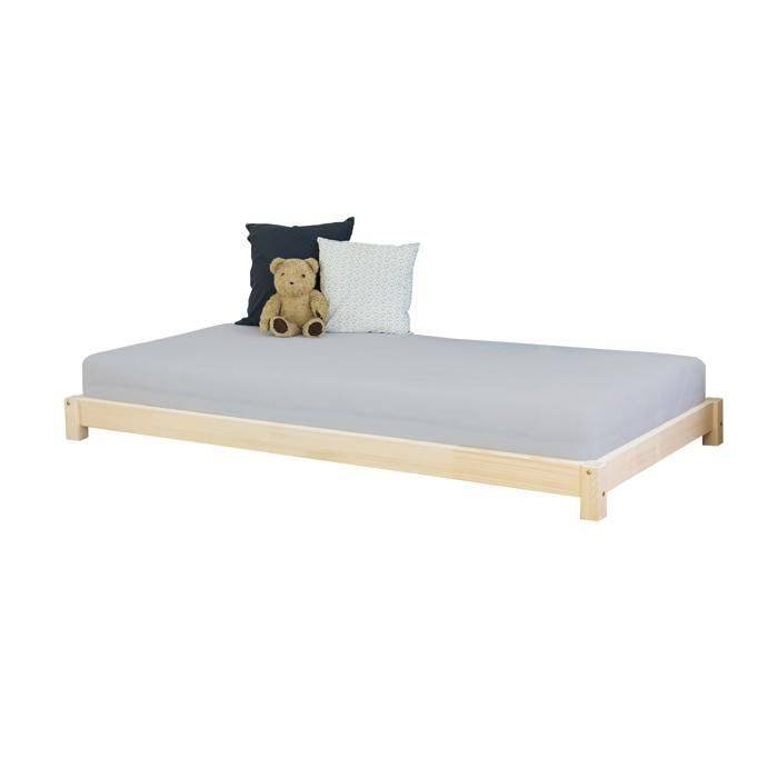 Enkelsäng TEENY 80 x 180 natur beige