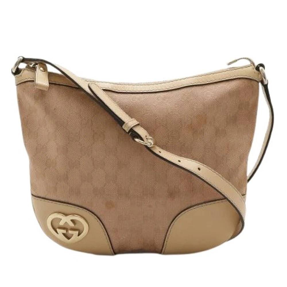 Gucci Vintage - Pre-owned GG Canvas Lovely Heart Axelväska Vintage - Dam - ONE Size - Läder