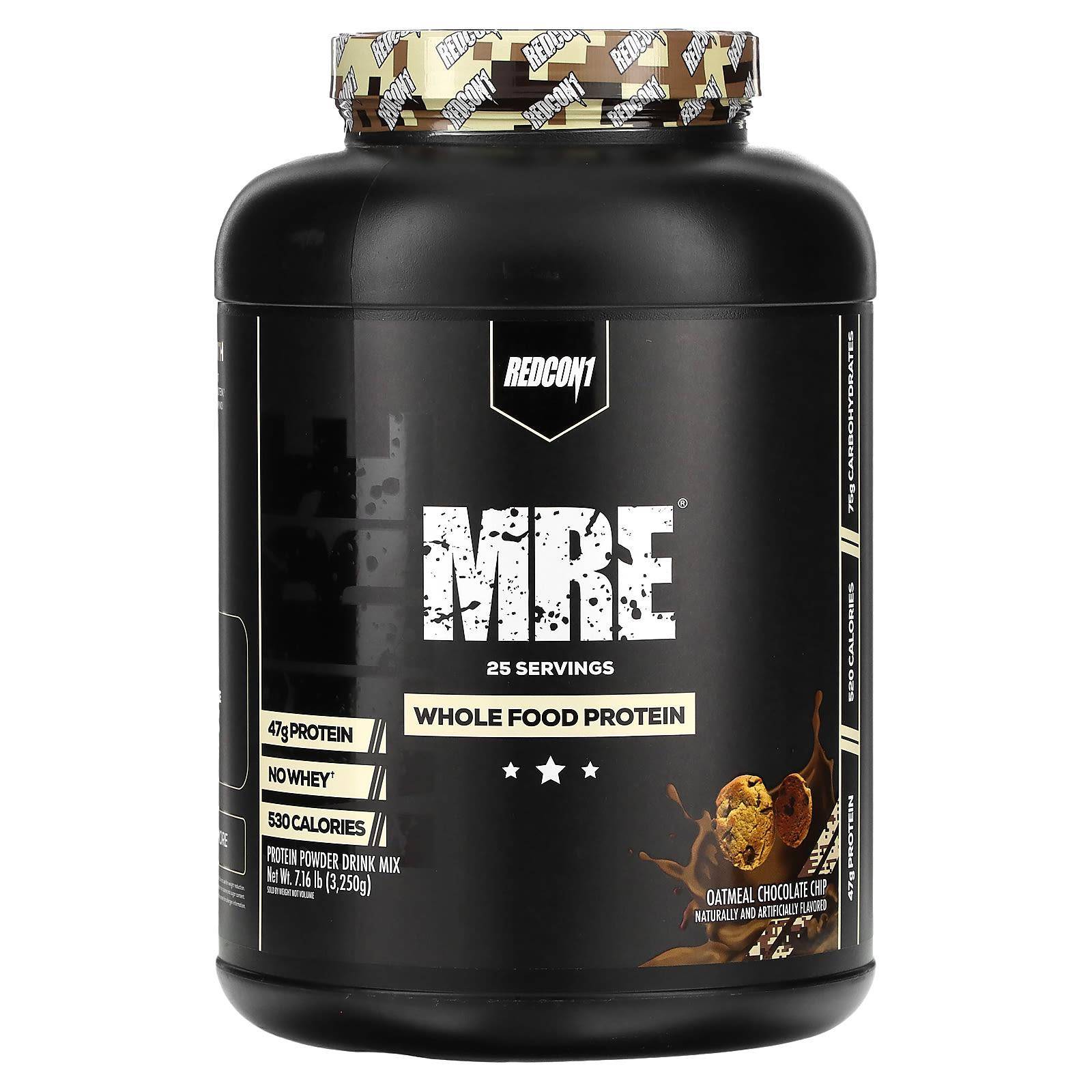 Redcon1, Mre, Food Protein, Oatmeal Chocolate Chip, 3,250G (7.16Lb)