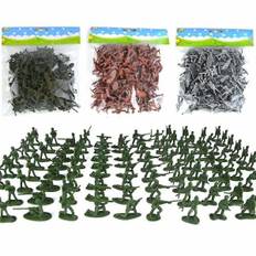 100 stk. Miniature Soldater Model Legetøjssæt Militære Hærmænd Actionfigurer Legetøj