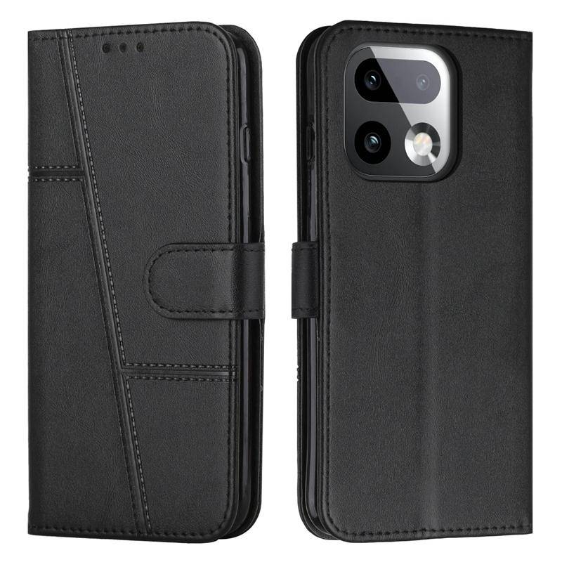 För Realme 16 Pro+ 5G Fodral Flip Plånbok Bokomslag för Coque Realme 16 Realme16 Pro 16Pro Plus 5G Skydd Telefonfodral Fundas brun