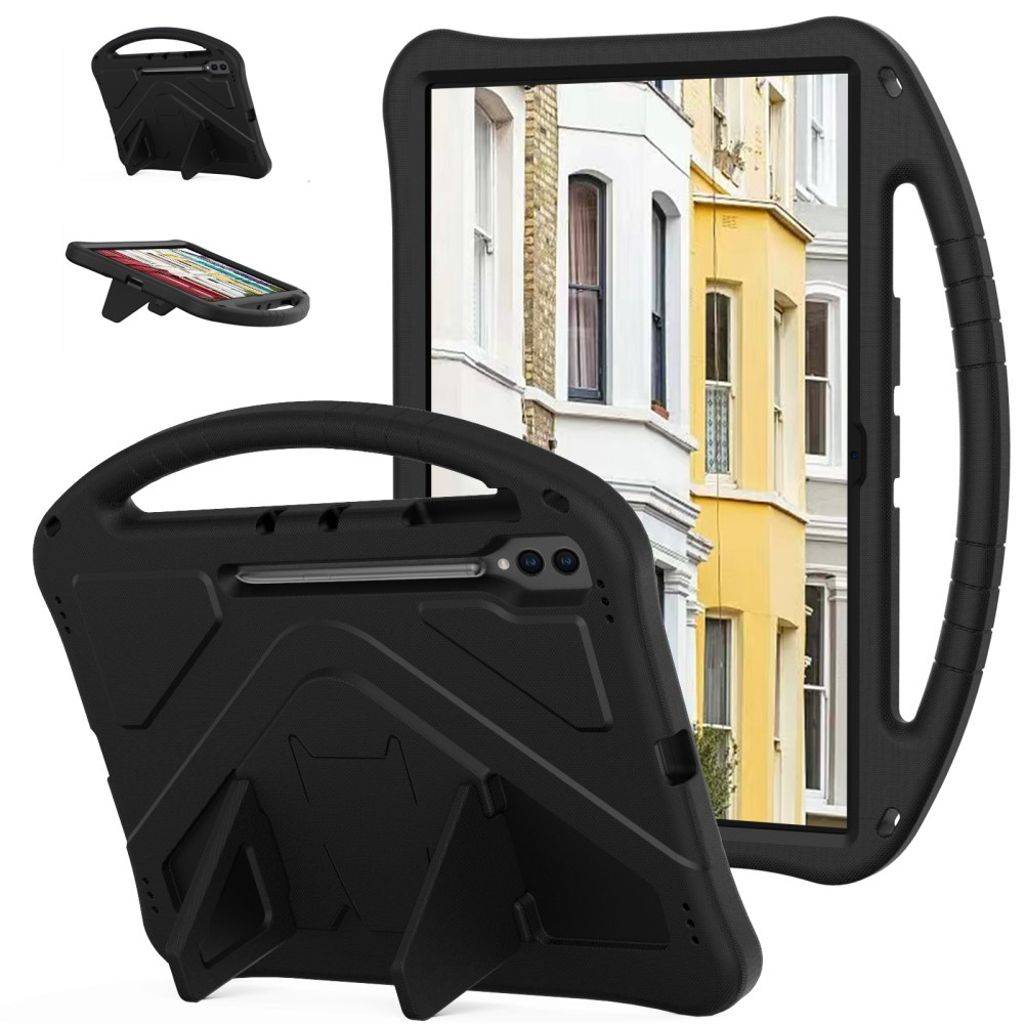 Samsung Galaxy Tab S10 Ultra Cover med Håndtag - Sort